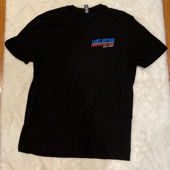 Luke Bryan proud to be right here to 2021 concert T-shirt - Picture 3 of 6